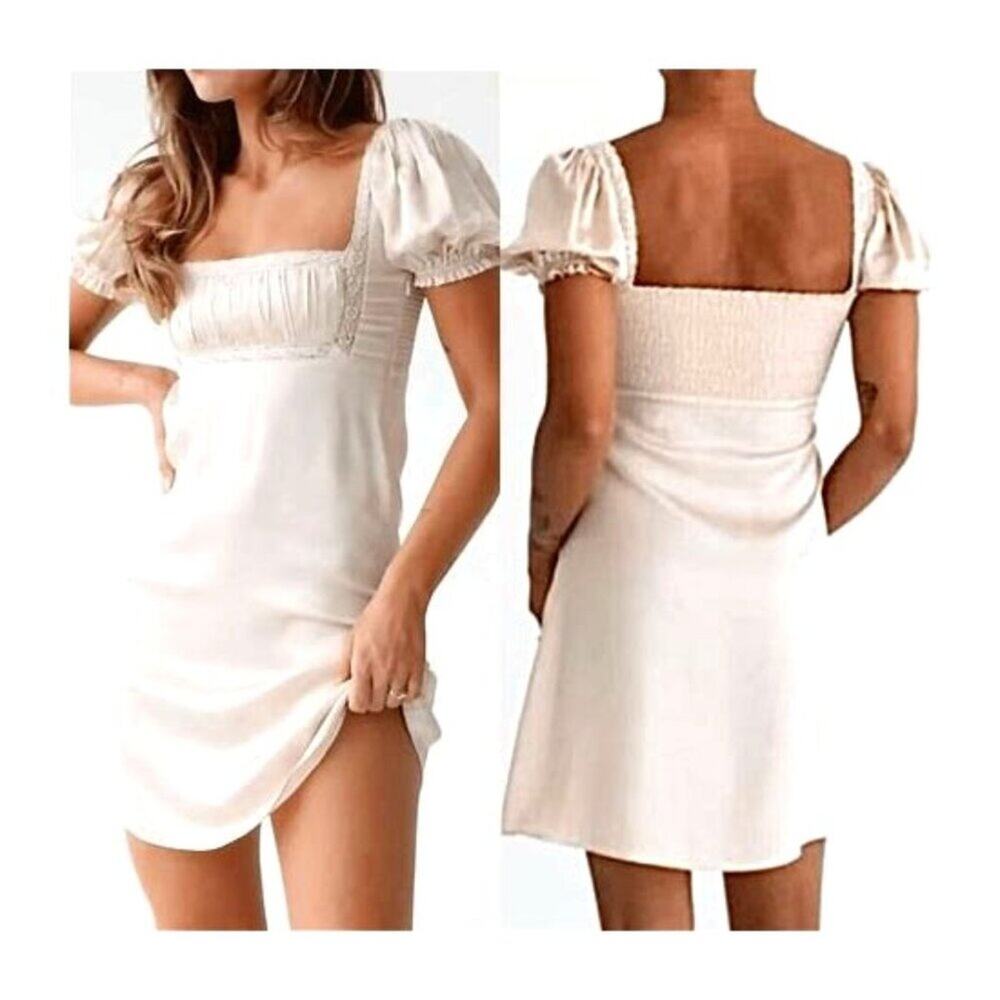 Rumored Women's Cream Mini Dress